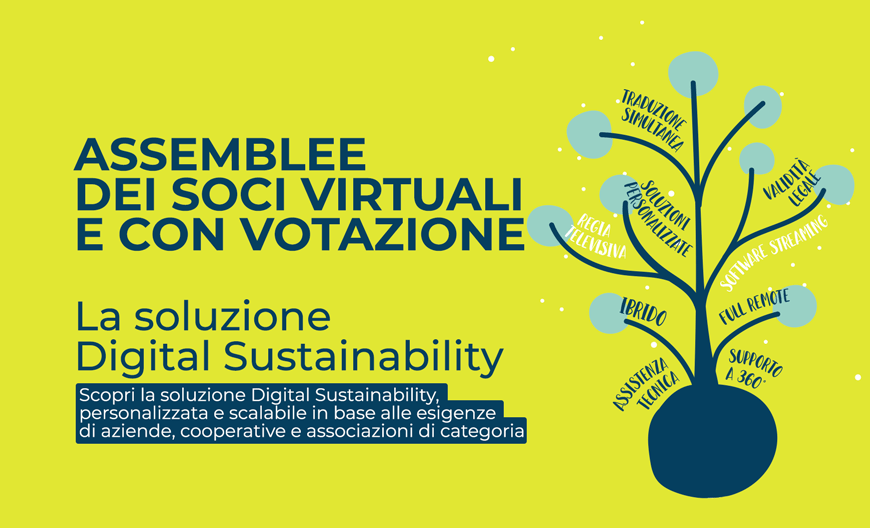 Assemblee Soci virtuali e con votazione: la soluzione Digital Sustainability